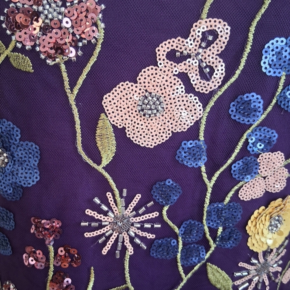 JessaKae Embroidered Jadmine Sequins Dress NWT Size XL - Picture 4 of 11